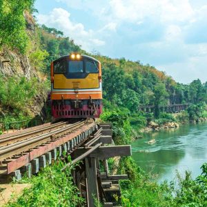 A Journey Through Time - The Kanchanaburi Bridge over River Kwai Tour
