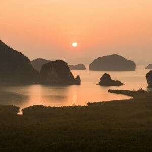 Phang Nga Bay Sunset Dinner Tour by Speedboat