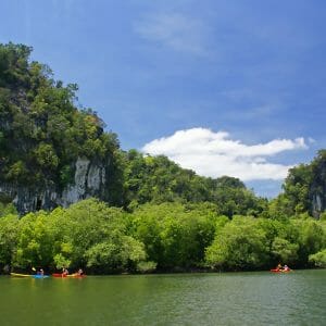 Krabi Canoe Tour at Ao Thalane Sunset