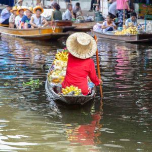 Immerse yourself in a unique cultural adventure with our Floating Market Tour and Traditional Thai House visit
