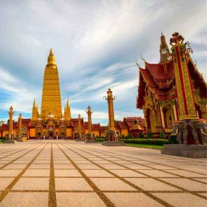 Immerse yourself in the spiritual ambiance of the revered Bangthong Temple, dedicated to King Rama X