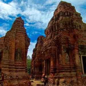 Lolei Temple with Private Siem Reap Elephant Tour with Countryside Temples