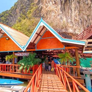 Authentic Thai Culture - Traditional Floating Restaurant Experience at Koh Panyee Village During Your Private Longtail Tour